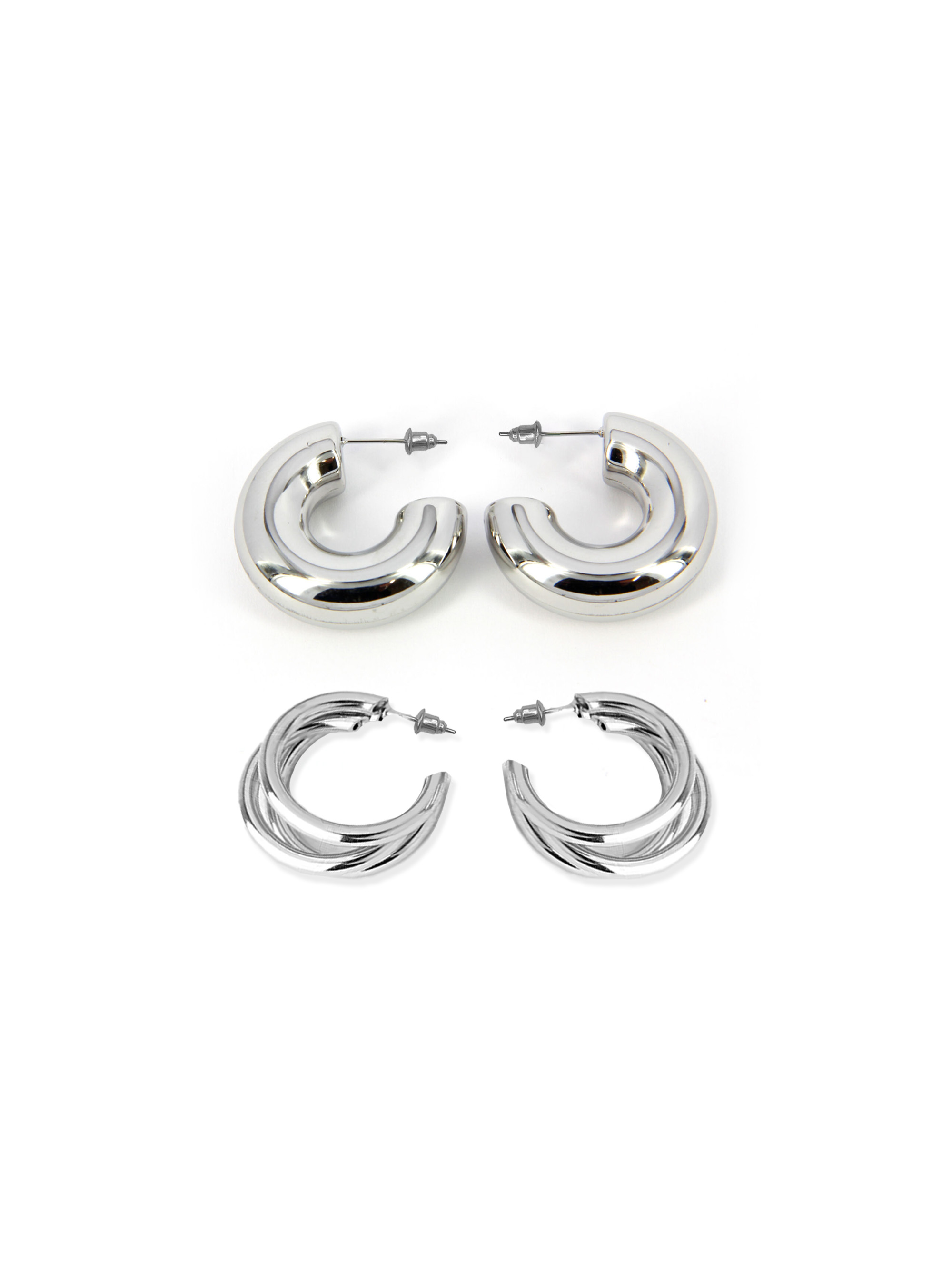 Paquete de dos pares de pendientes, 